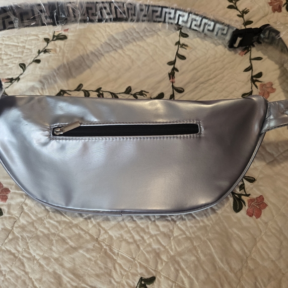 Versace Shiny Silver Belt Bag - Picture 4 of 7